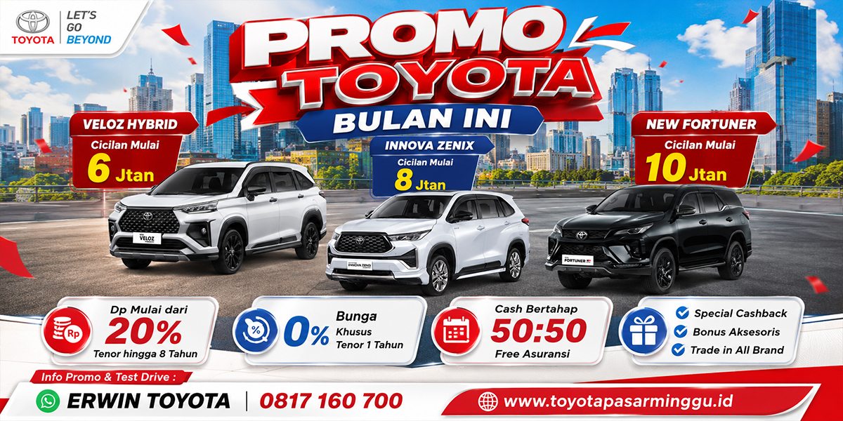 Promo Toyota terbaru 2026